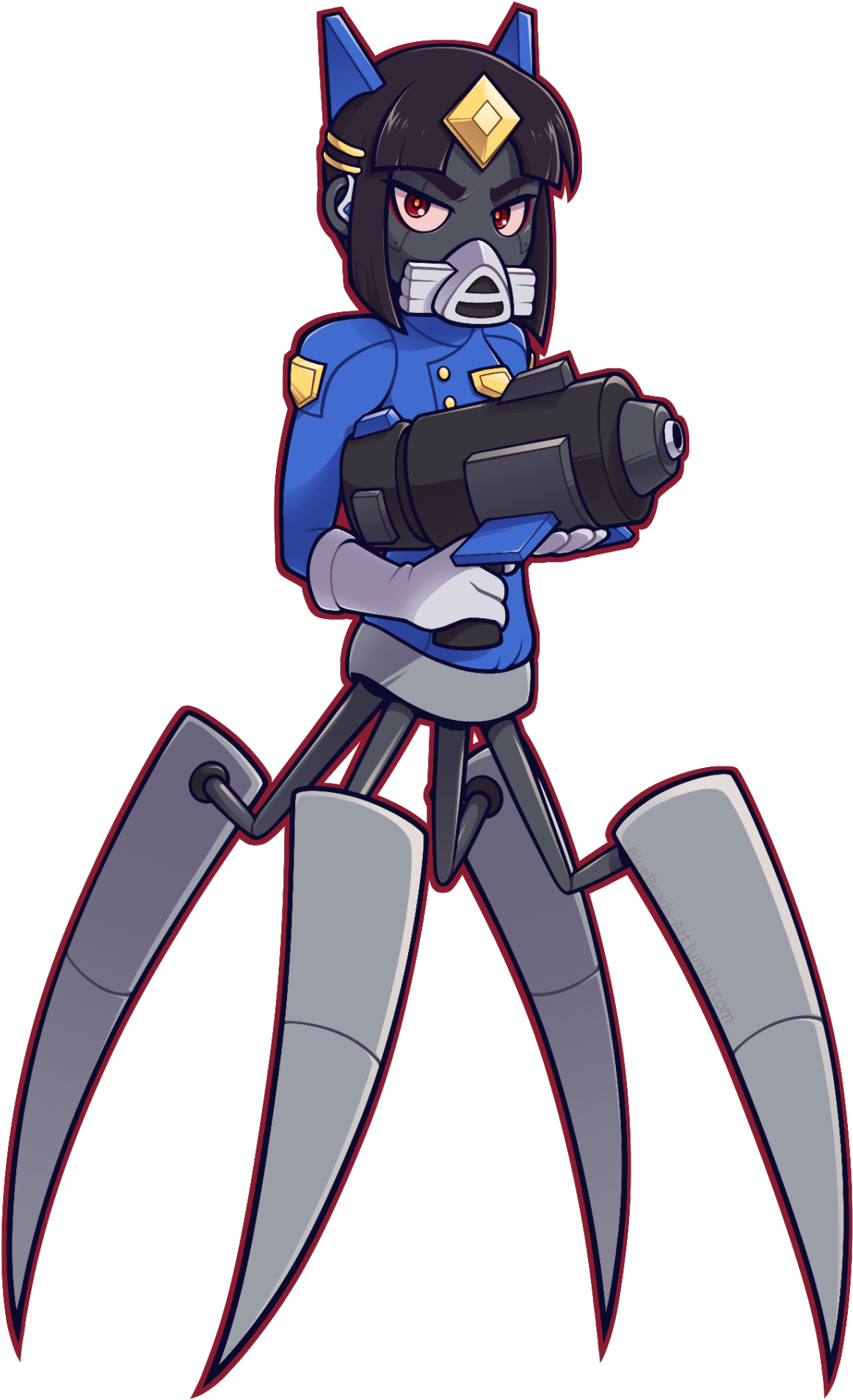 [”roguebot” On Deviantart] March 27th, 2017 Another - Nuclear Throne Rogue Mutant (1179x1920)