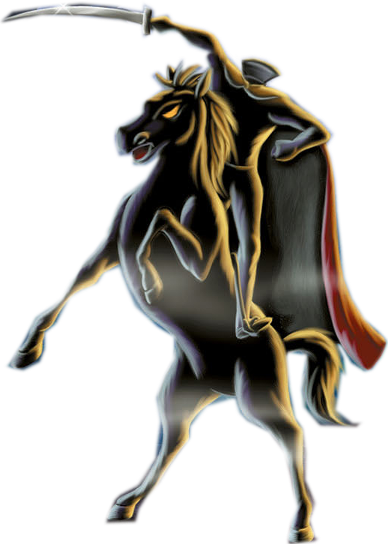 Headless Horseman Clipart Transparent - Di Ichabod E Mr Toad (1263x1811)