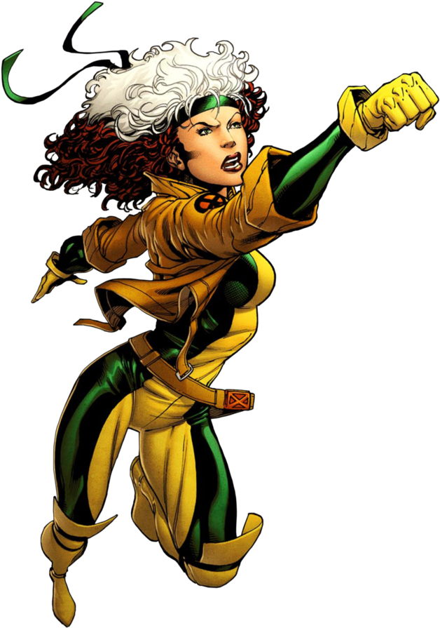 Original Art By Robert Atkins Rogue - Rouge X Men Png (715x1116)