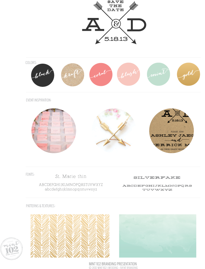 For A Wedding, But Very Much A Brand Identity, Kind - Logo (750x936)