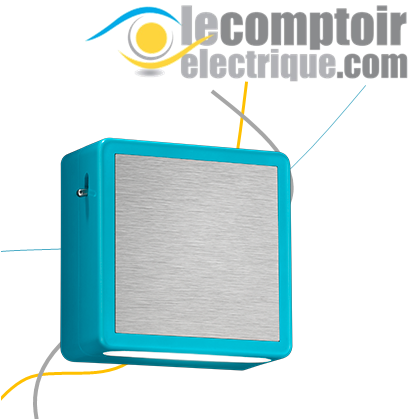Applique De Nuit Led Foxi Turquoise 2w 100lm 3000k - Merlin Gerin Distribution Board, 13 Way, 63 A, Pr (800x800)
