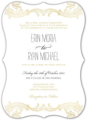 Great Gatsby Theme Wedding Invitation - Wedding Invitation (304x420)