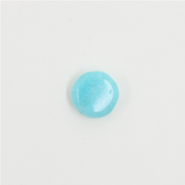 Perle Pastille Ronde 10mm Bleu Turquoise X1 - Jade (700x700)