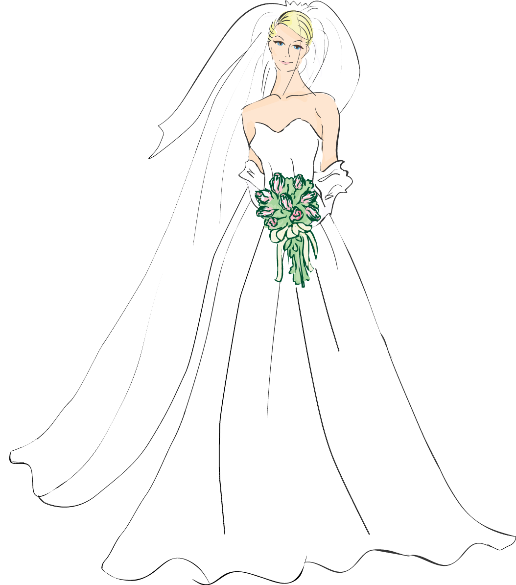 Http - //0 - Tqn - - Free Bride Clipart (1054x1194)
