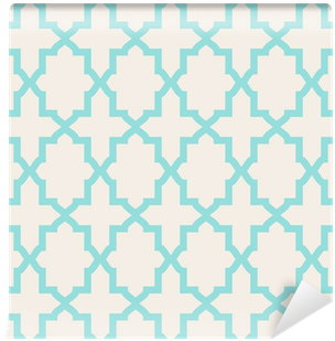Simple Abstract Arabesque Pattern - Mural (400x400)