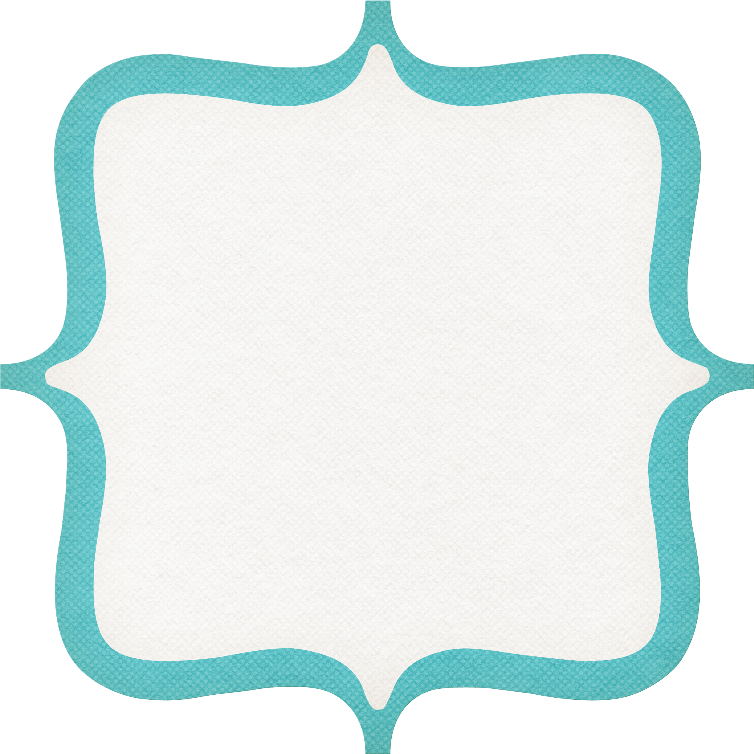 Simple Blue Border - Simple Blue Border (2550x2550)