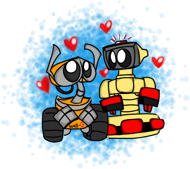 Wall-e X R - Cartoon (704x640)