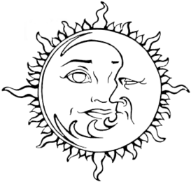 151 Images About Photography On We Heart It - Sun And Moon Drawings (500x402)