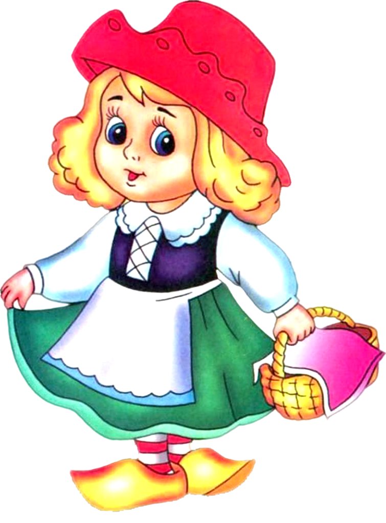 Chapeuzinho Vermelho - Клипарт Красная Шапочка (755x1024)