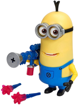 Despicable Me Minion Kevin With Jelly Blaster Deluxe - Kevin Minion Toy (480x360)