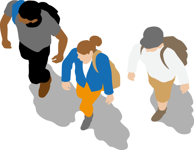 Thanks To All Who Attended Our Fantastic 2018 Walking - People Walking Png Cartoon (800x619)