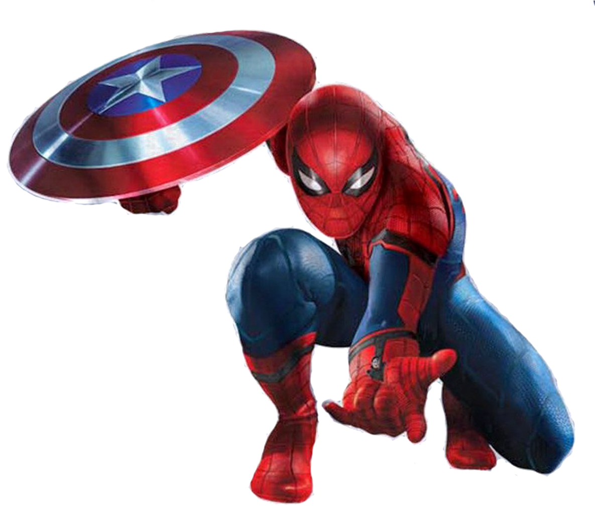 Spider Man Captain America Marvel Cinematic Universe - Spider Man Civil War Png (1200x1044)