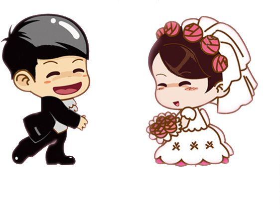Wedding Invitation Bridegroom Marriage Cartoon - Marriage Animation (650x650)