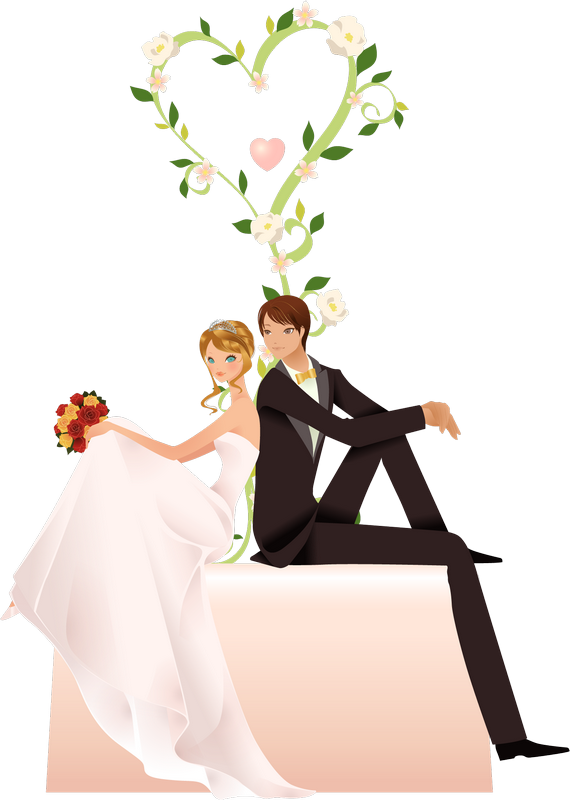 Wedding Invitation Bridegroom Animation - Animated Wedding Invitation (570x800)