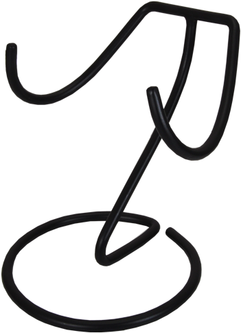 Black Metal Display Stand To Present Heart Keepsake - Urn (500x500)