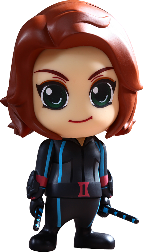 Hot Toys Black Widow Vinyl Collectible - Black Widow Avengers Mini (480x849)