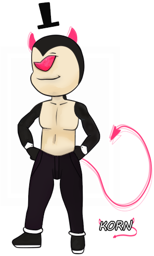 Korn Clipart Cute Cartoon - Korn (403x591)