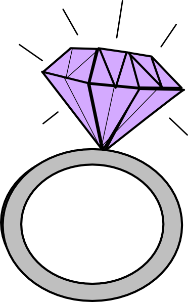 Cartoon Diamond Ring Fresh Diamond Ring Clip Art - Cartoon Engagement Rings (372x597)