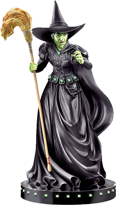 Bradford Exchange Wicked Witch Of The West Glow - Wicked Witch Of The West Statue (541x911)