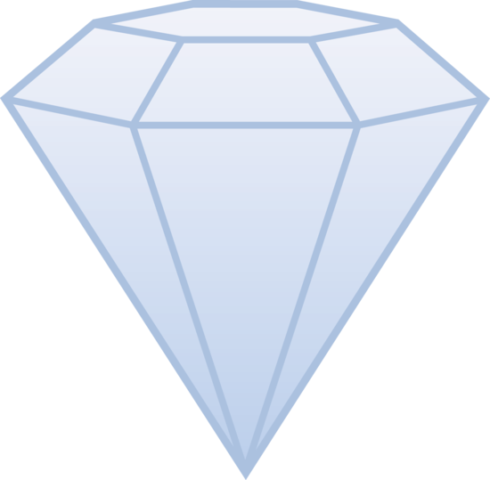 Free Clip Art - Diamond Drawing (550x539)