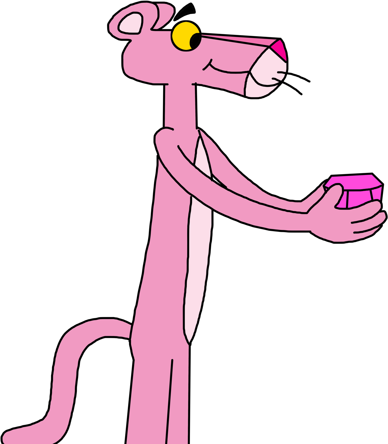 Pink Panther Cartoon Diamond - Pinkpanther Png (1600x1600)