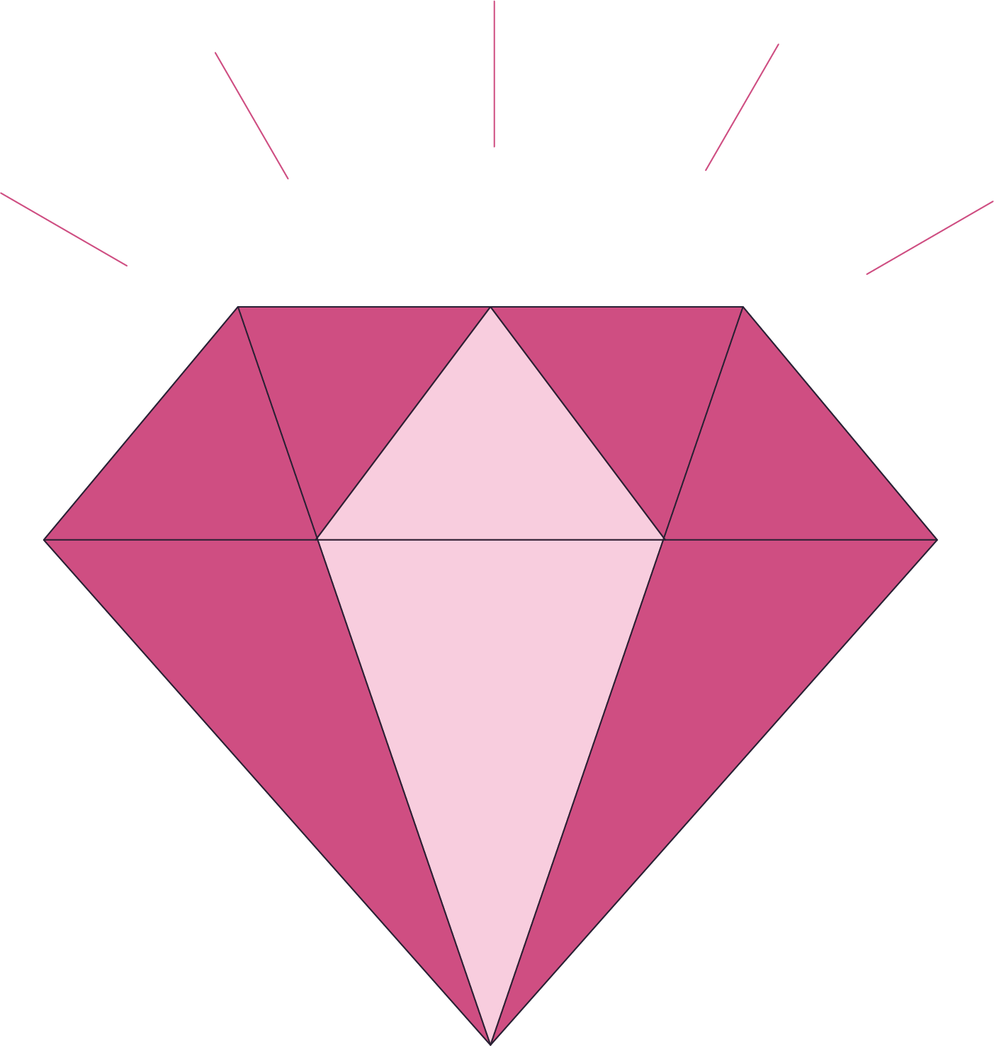 Red Cartoon Diamonds 1403*1476 Transprent Png Free - Diamond (1403x1476)