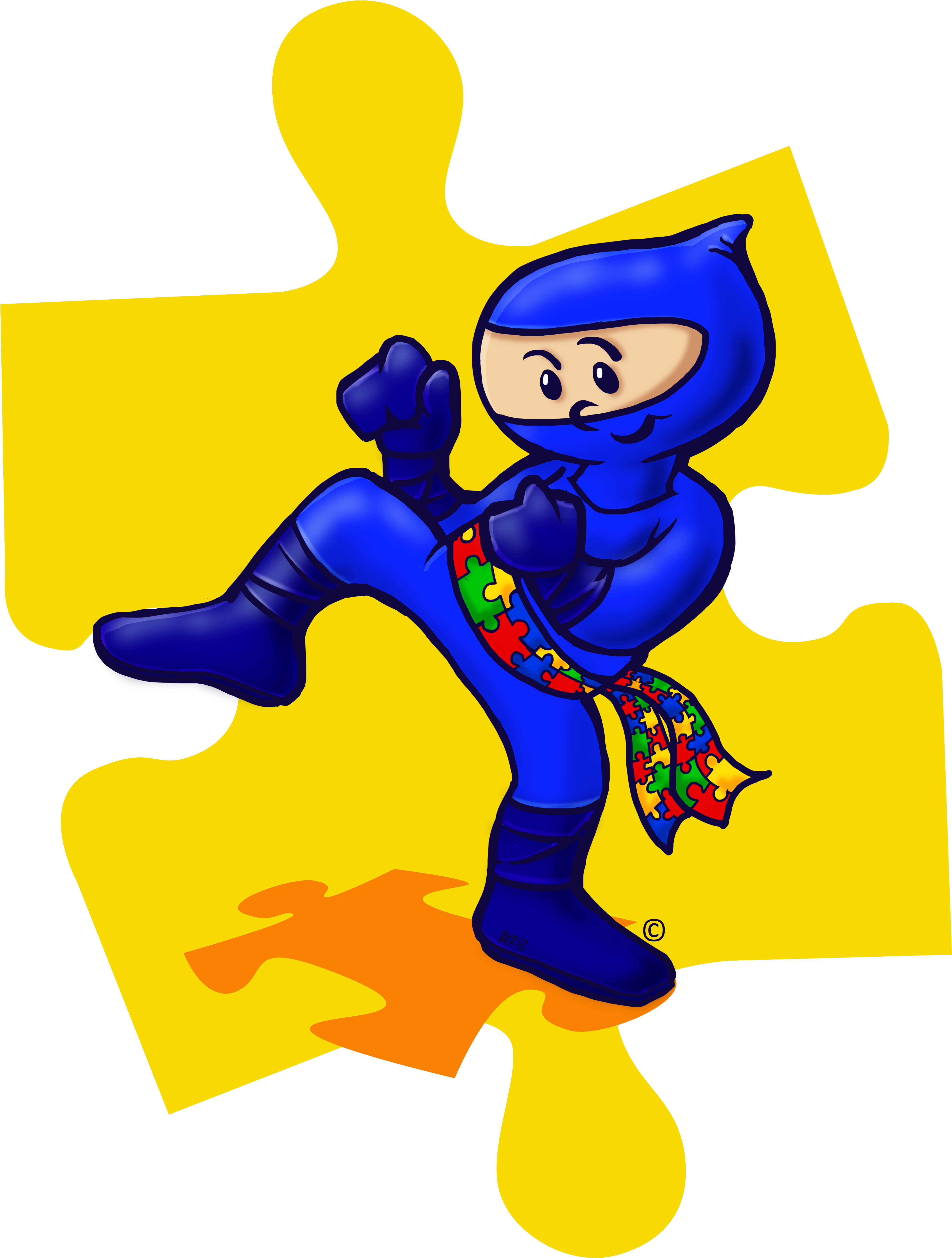 The Ninjalex, Our Autism Ninja Superhero, Created By - Autism Superhero (6000x6000)