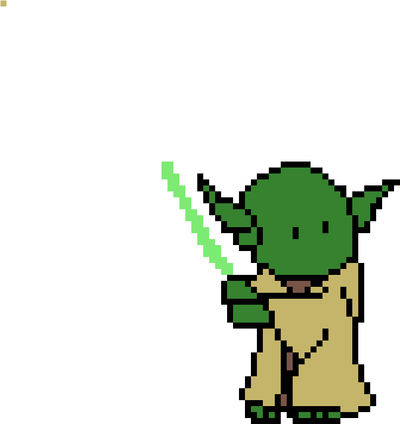 Little Yoda - Cartoon (1200x1200)