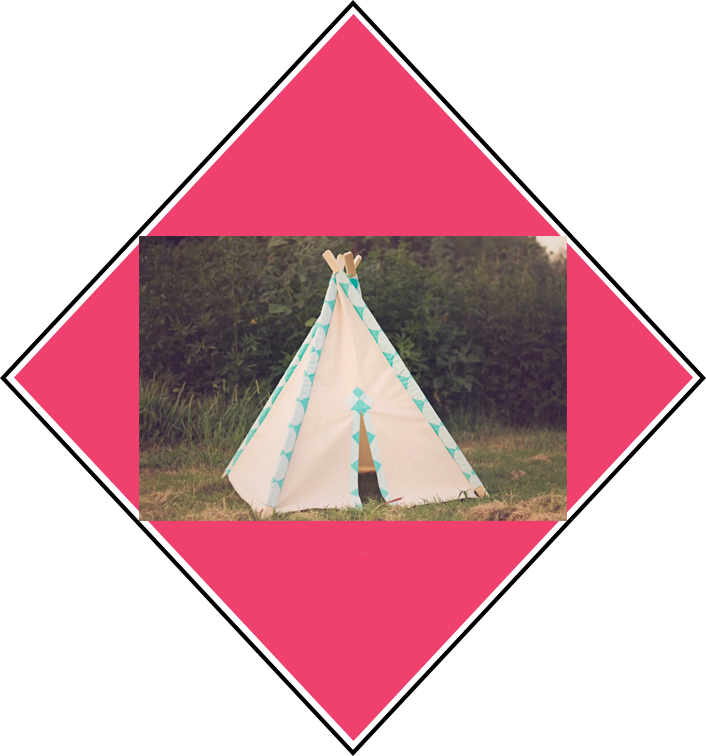 Kids Teepee - Triangle (706x756)