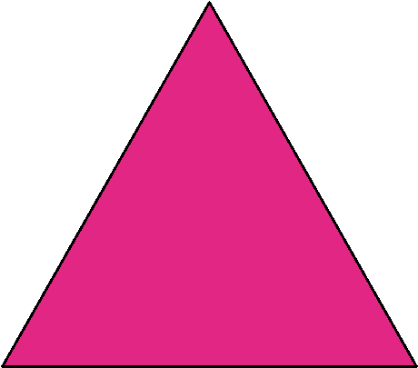 Ooo - Isosceles Triangle Pink (473x419)