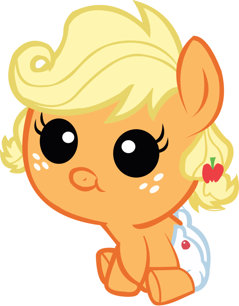 Apple Family Reunion, Applejack, Artist - My Little Pony Baby Applejack (799x1024)