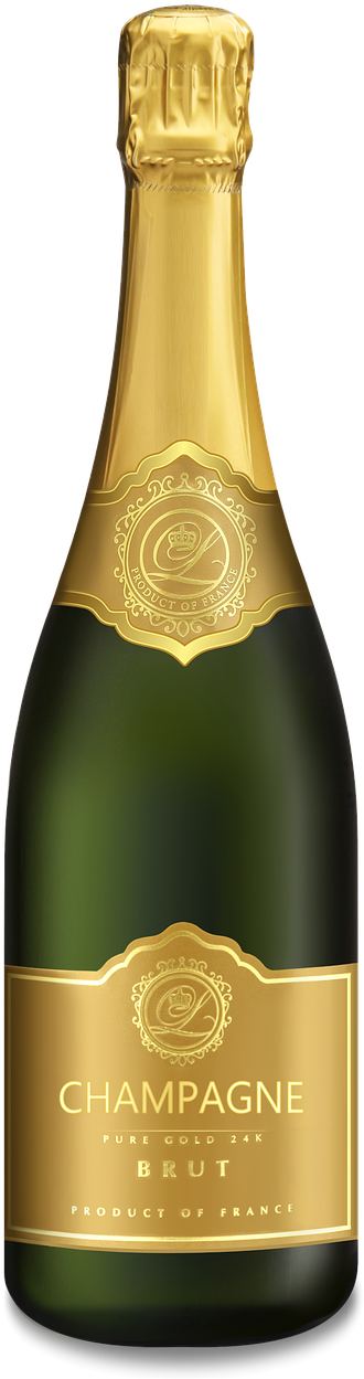 Champagne Bottle Of Champagne Png Image - Garrafa De Champanhe Png (471x1280)