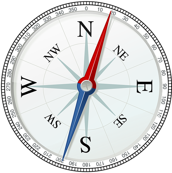 Case Of The Broken Compass Solved - Compass Png (591x640)