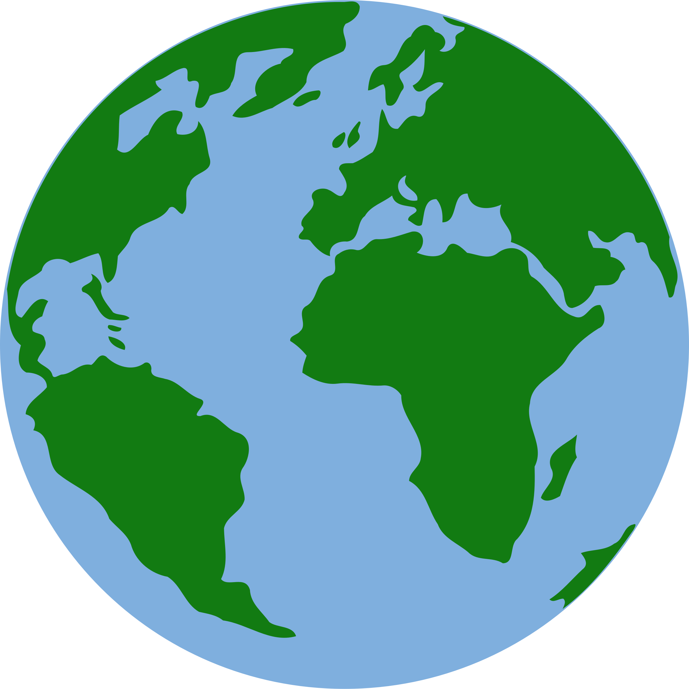 Low Detail Globe - Earth Clipart Png (2400x2398)
