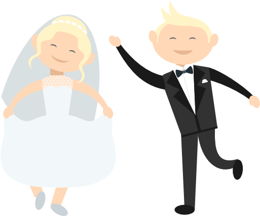 Wedding Couple Vector Png - Wedding (512x512)