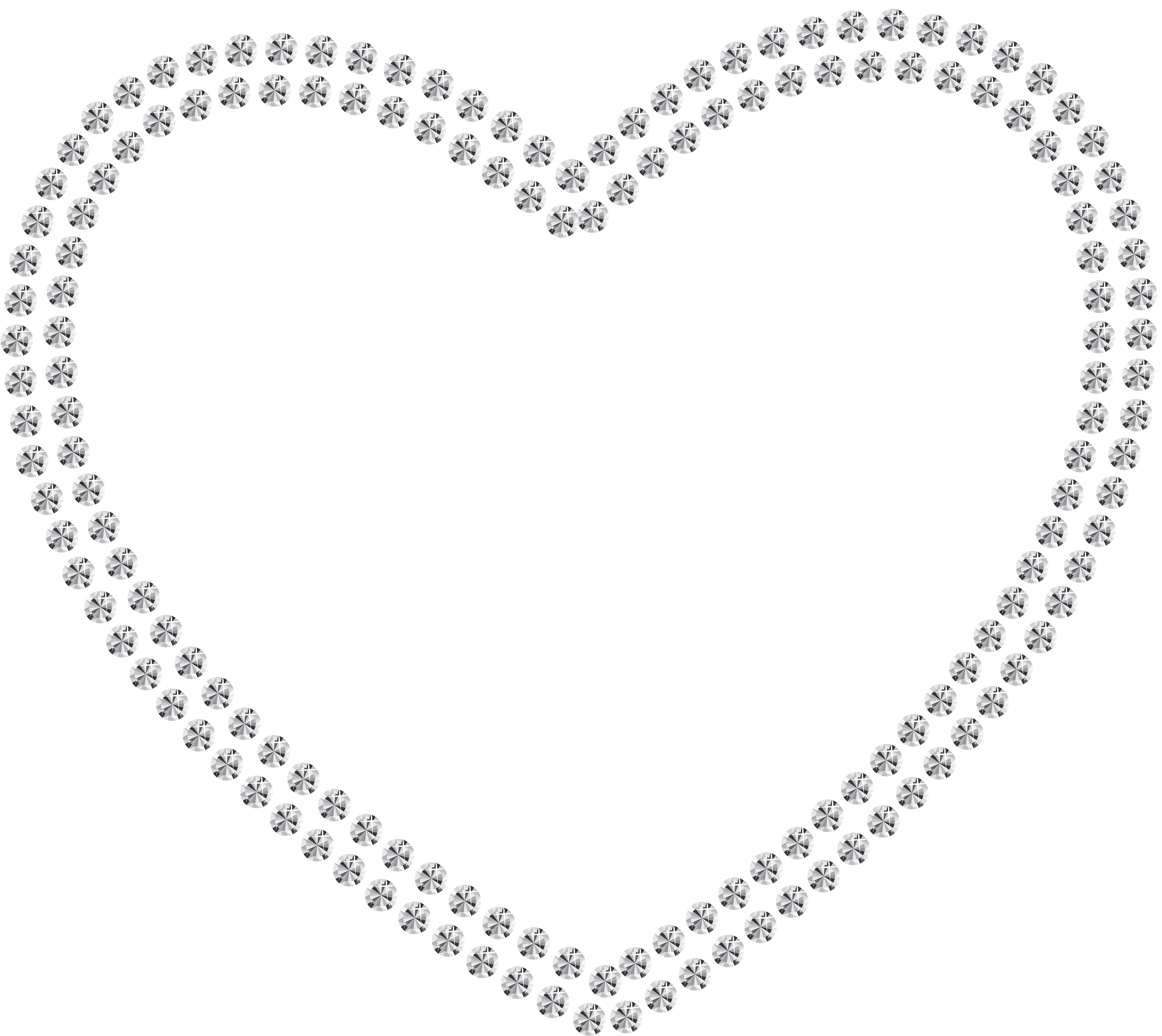 White Diamond Heart Png Clipart - Logo Chatered Institute Of Global Communication And (5000x4475)