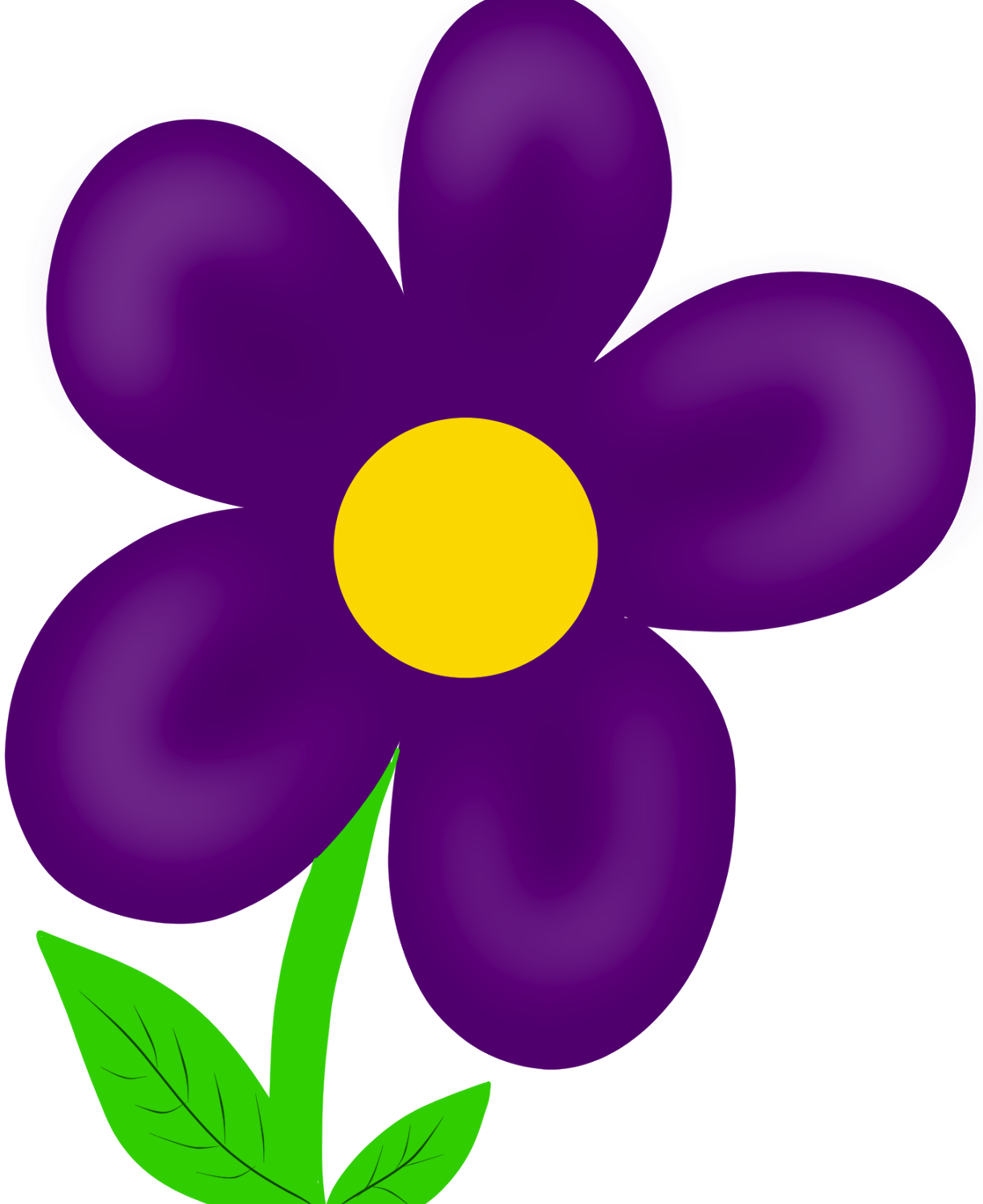 Free} Earth Day Clip Art - April Flowers Clip Art (1225x1500)