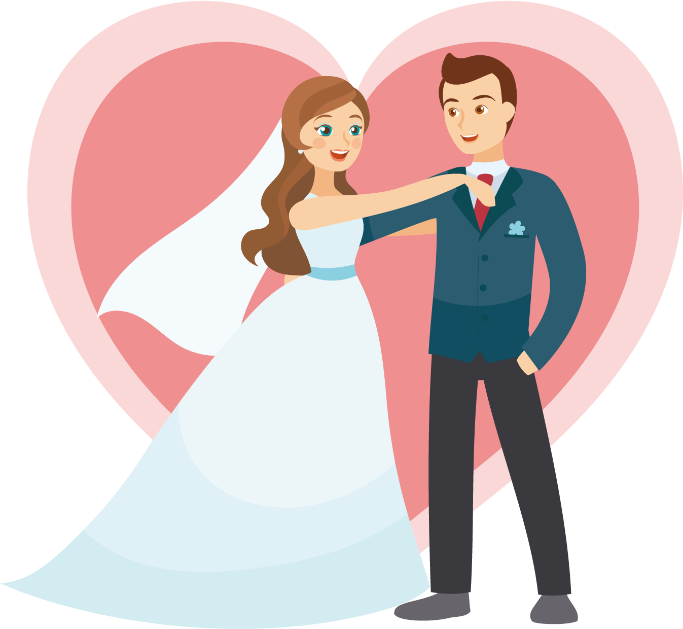 Wedding Invitation Euclidean Vector Couple - Vector Graphics (1500x1500)