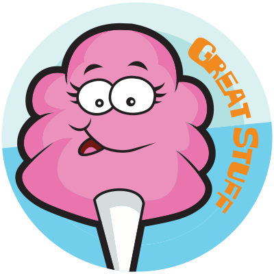 Stinky Scratch N Sniff Stickers Fluffy Stuff - Sticker (400x400)
