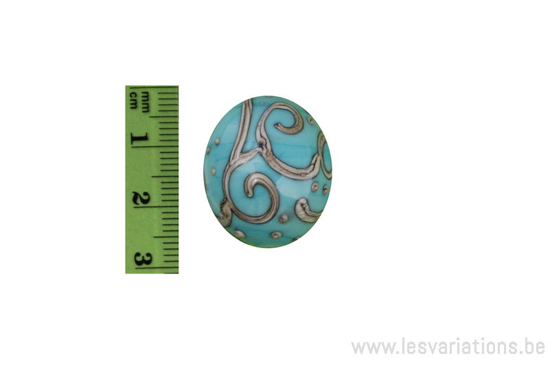 Perle En Verre D'artisan - Circle (800x800)