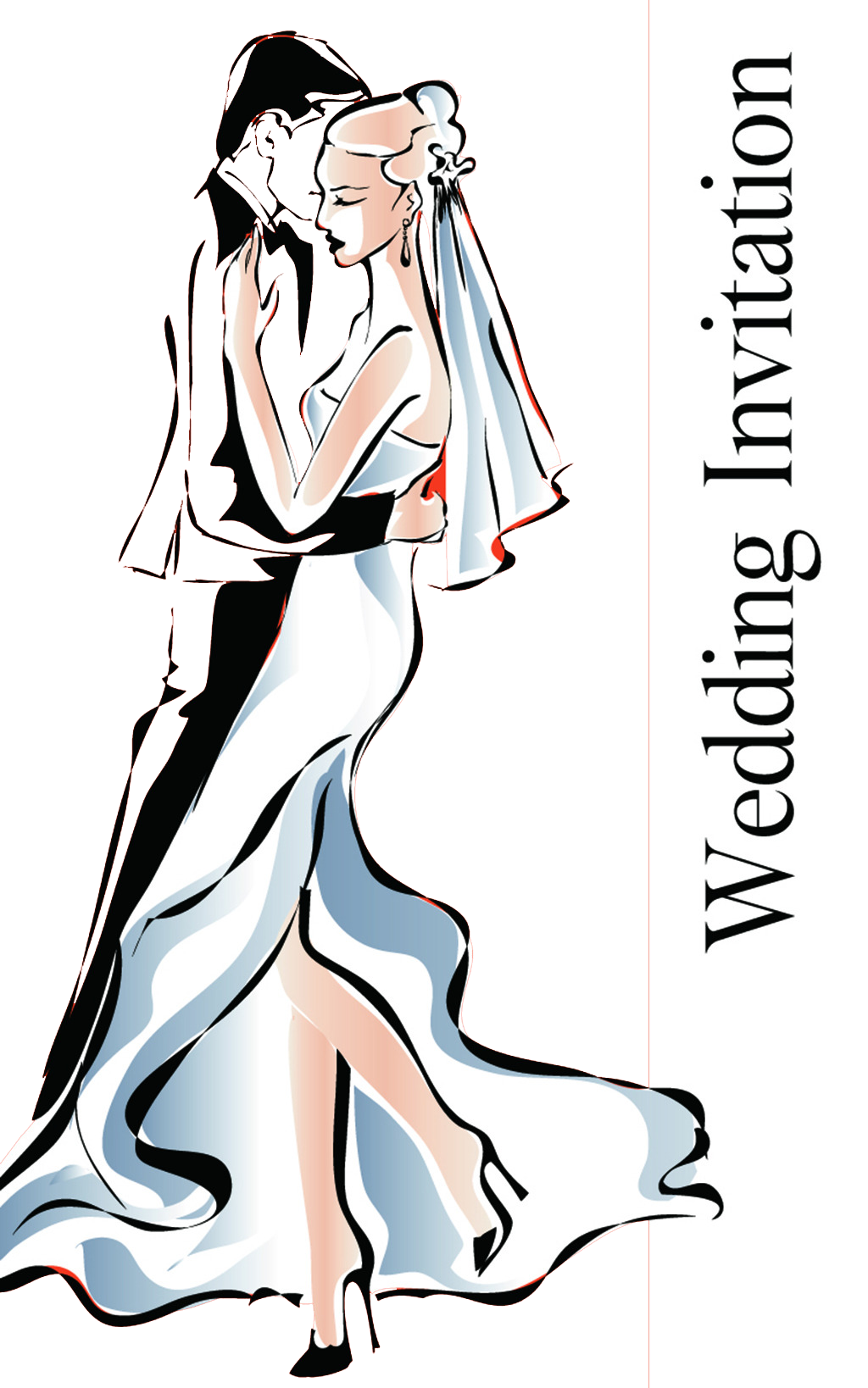 Wedding Invitation Bridegroom - Wedding Invitation Bridegroom (1024x1638)