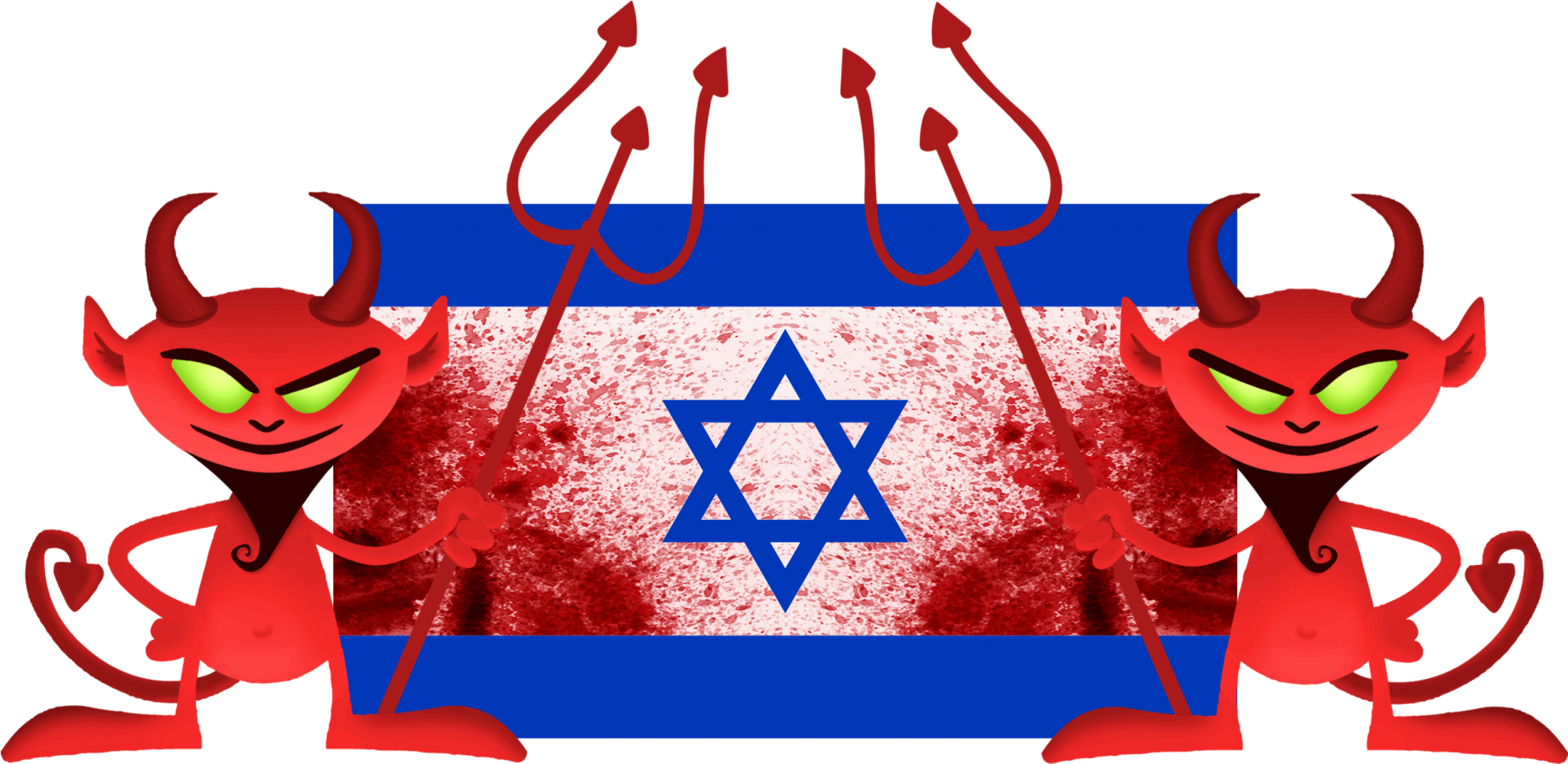 Synagogue Of Satan Revelation 2 9 Fake Lying - Israel Flag (2048x1044)
