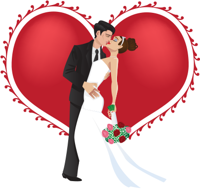 Weddings Couple Free Vector And Png - Wedding (1200x628)