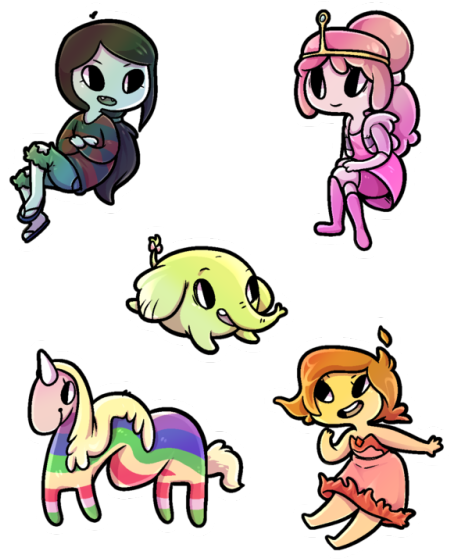 Adventure Time Stickers - Adventure Time (500x596)