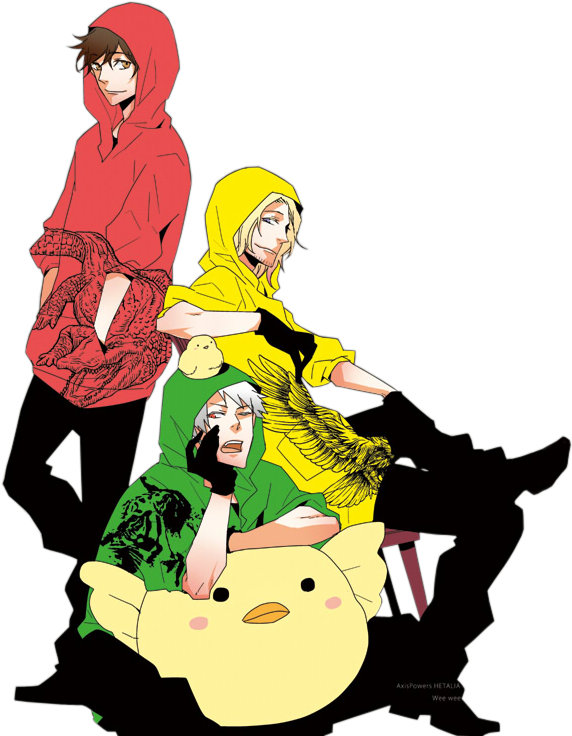 Favourites - Bad Touch Trio Png (634x759)