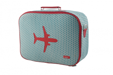 Grande Valise Avion Canvas Turquoise - Bag (458x458)