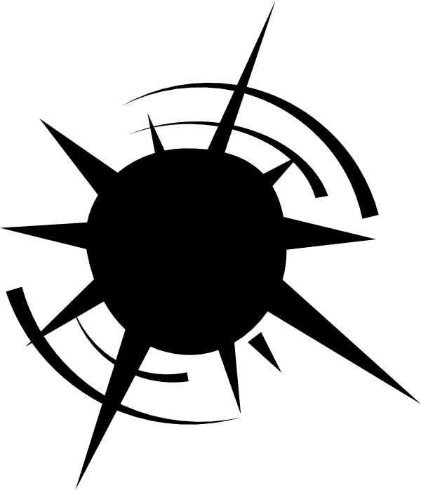 Bullet Hole Svg - Bullet (600x698)