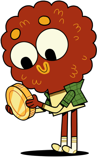 Meatball Backflip Finds Some Money - Drawing (500x686)