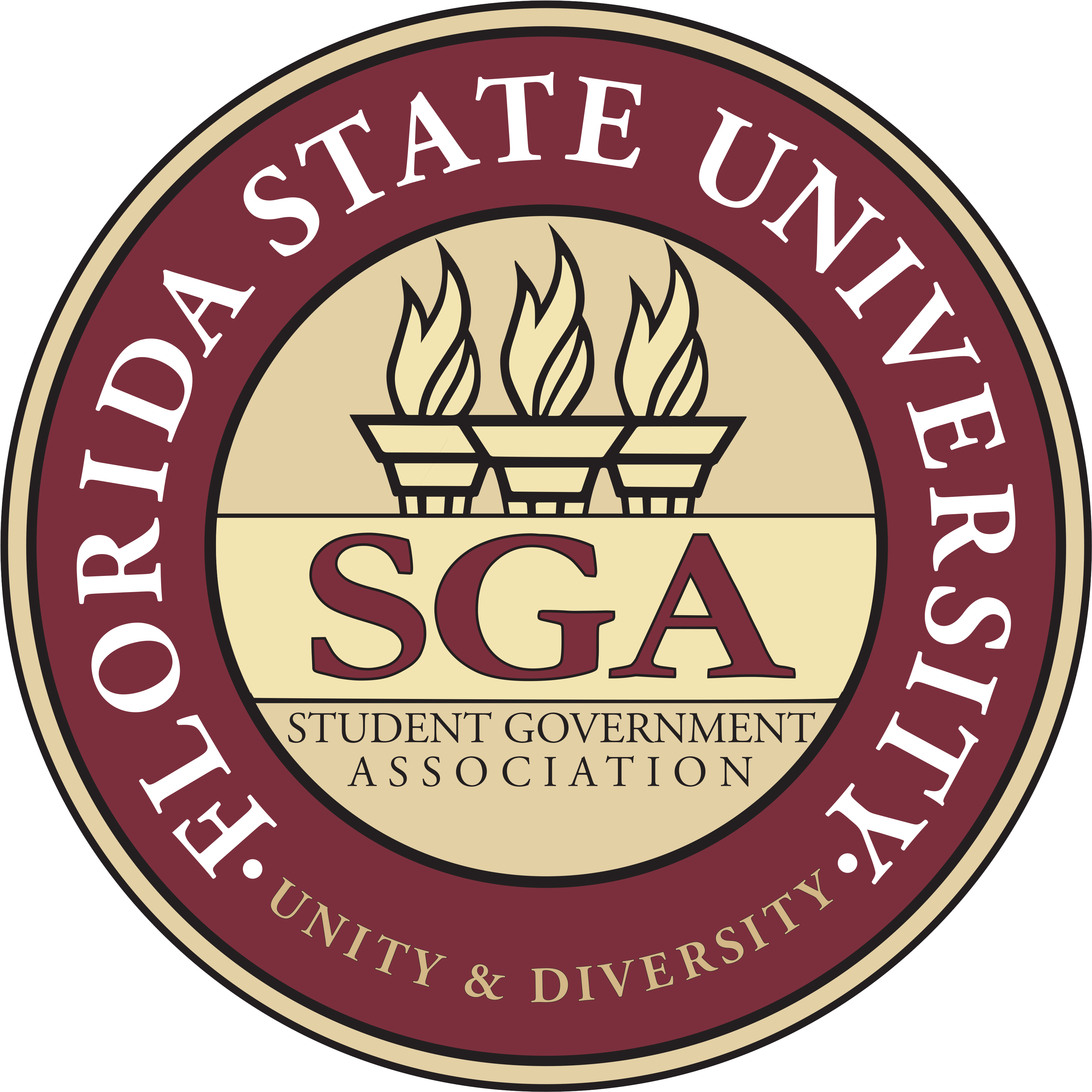 Click On Image To Download Seal / Logo - Florida State Seminoles Silvertone Coaster Set Of 6 (3549x3549)