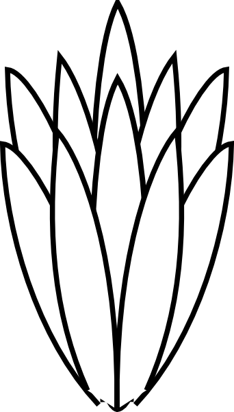 Bullet Hole Clipart - Line Art (342x600)